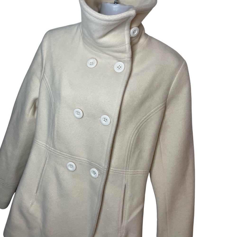 BCBGeneration Wool Blend Coat Ivory